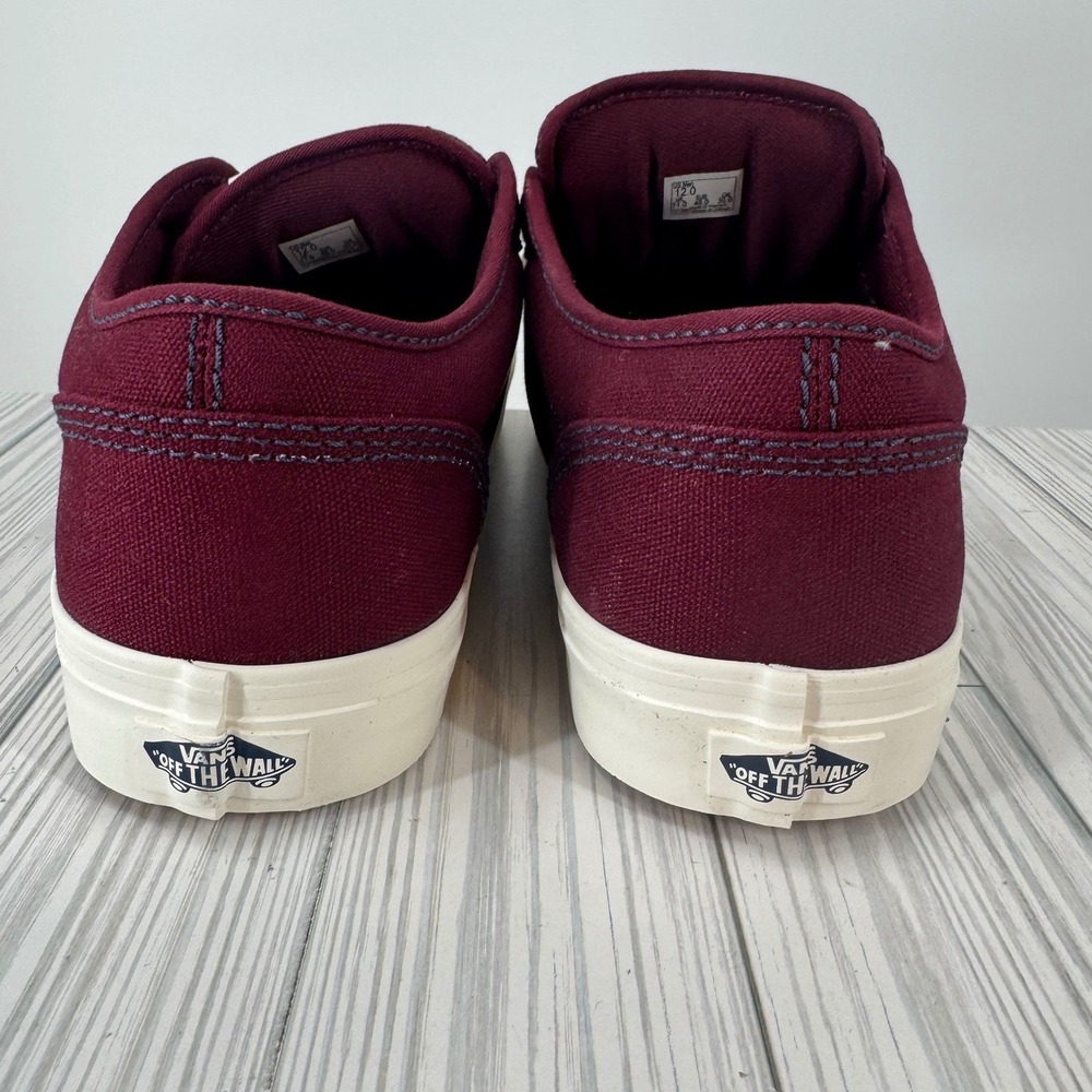 Vans Atwood Outdoor Port Royale Burgundy Canvas Skate Shoes VN000CX84QU Mens 12 - Picture 6 of 9